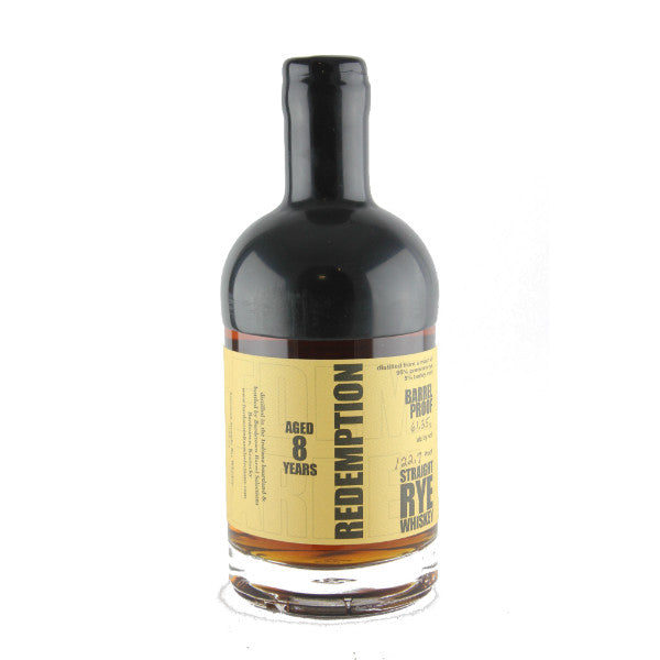 Redemption Rye 8 year old Barrel Proof Whiskey | Free Shipping on orders $400+