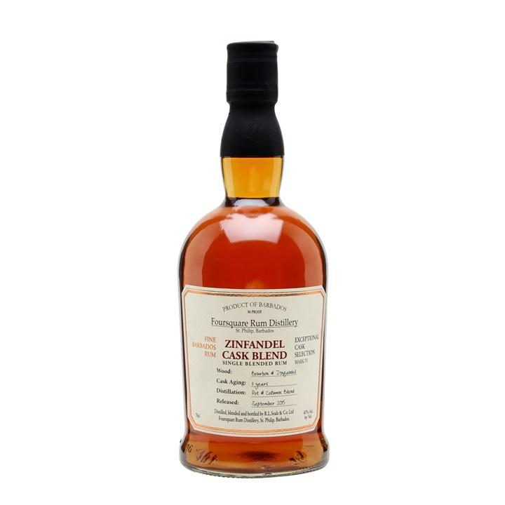 Foursquare Distillery Zinfandel Cask Single Blend Rum | Free Shipping on orders $400+