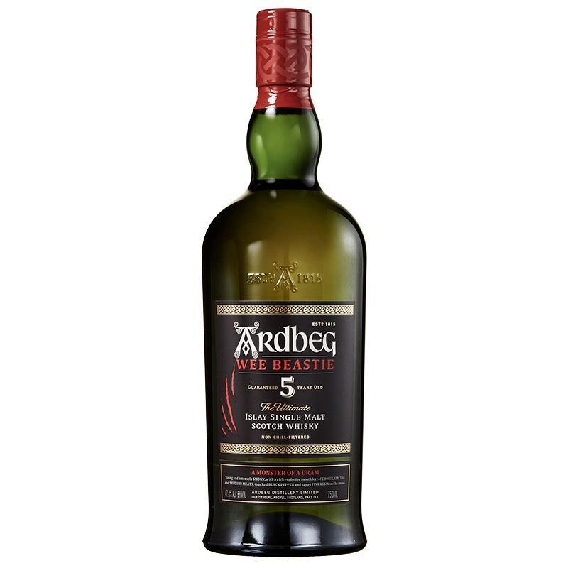 Ardbeg "Wee Beastie" 5 Years Islay Single Malt Scotch Whisky | Free Shipping on orders $400+