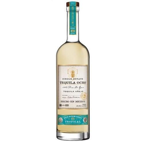 Tequila Ocho "Tropical" Aged in Rum Casks Anejo Tequila | Free Shipping on orders $400+