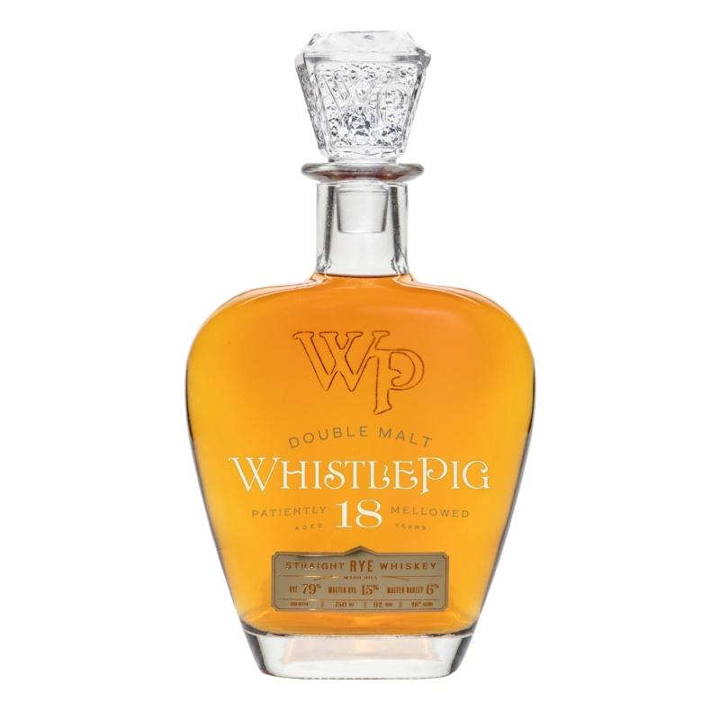 WhistlePig Double Malt 18 Year Old Straight Rye Whiskey | Free Shipping on orders $400+