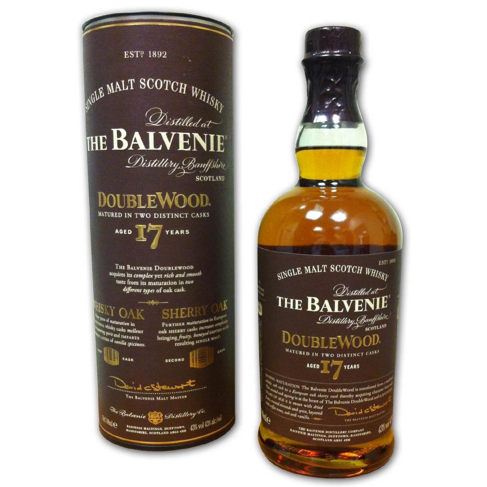 Balvenie 17 Years Double Wood Single Malt Scotch Whisky | Free Shipping on orders $400+