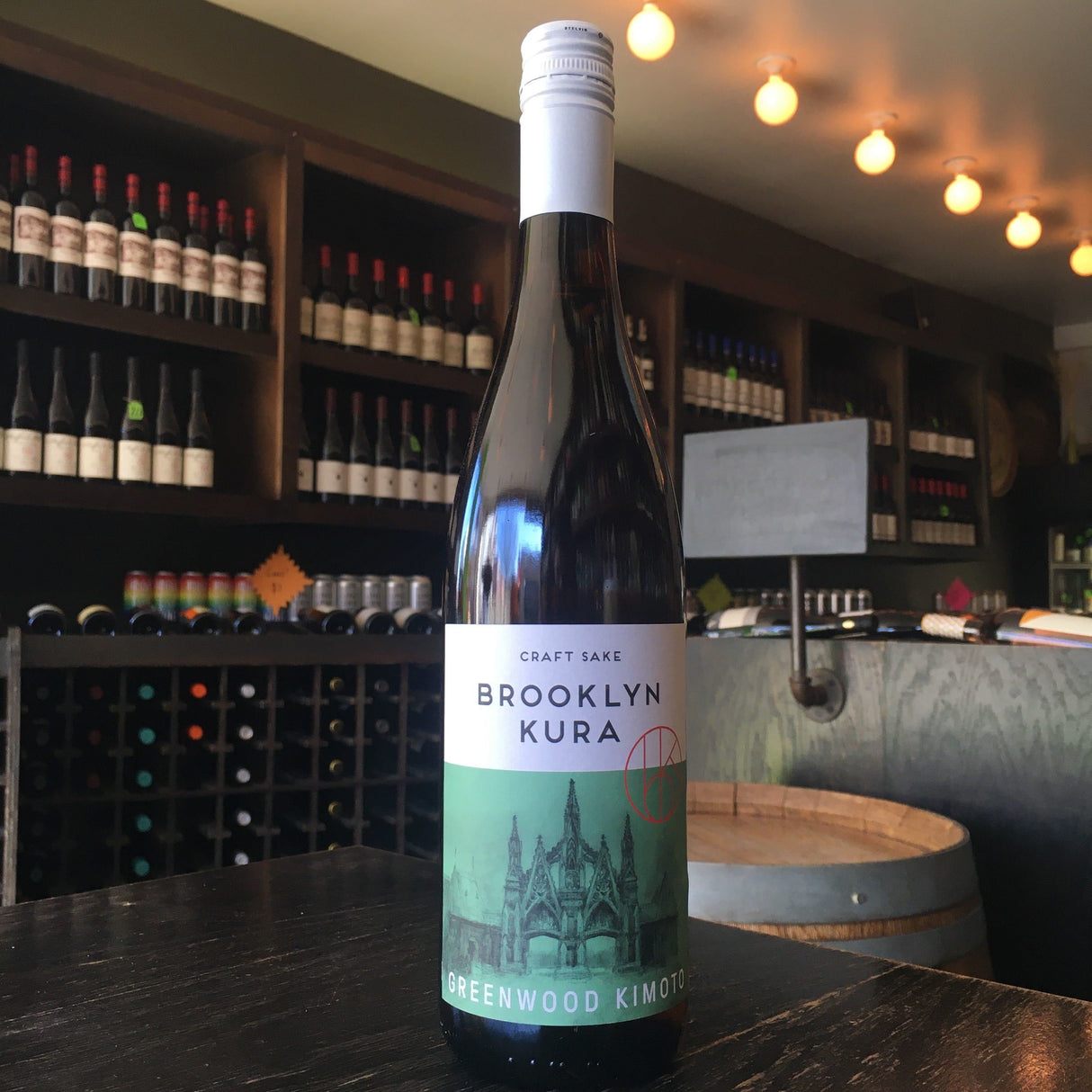 Brooklyn Kura Greenwood Kimoto Nama-Chozo Junmai Sake | Free Shipping on orders $400+