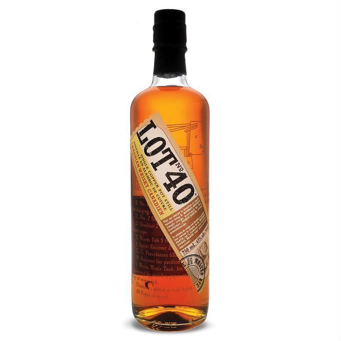Lot No. 40 Canadian Rye Whisky | Free Shipping on orders $400+