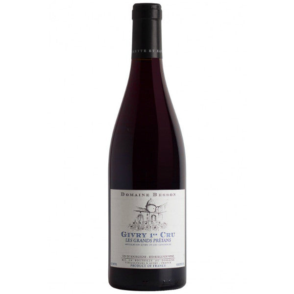 Domaine Xavier Besson Givry Rouge 1er Cru Grands Pretans | Free Shipping on orders $400+