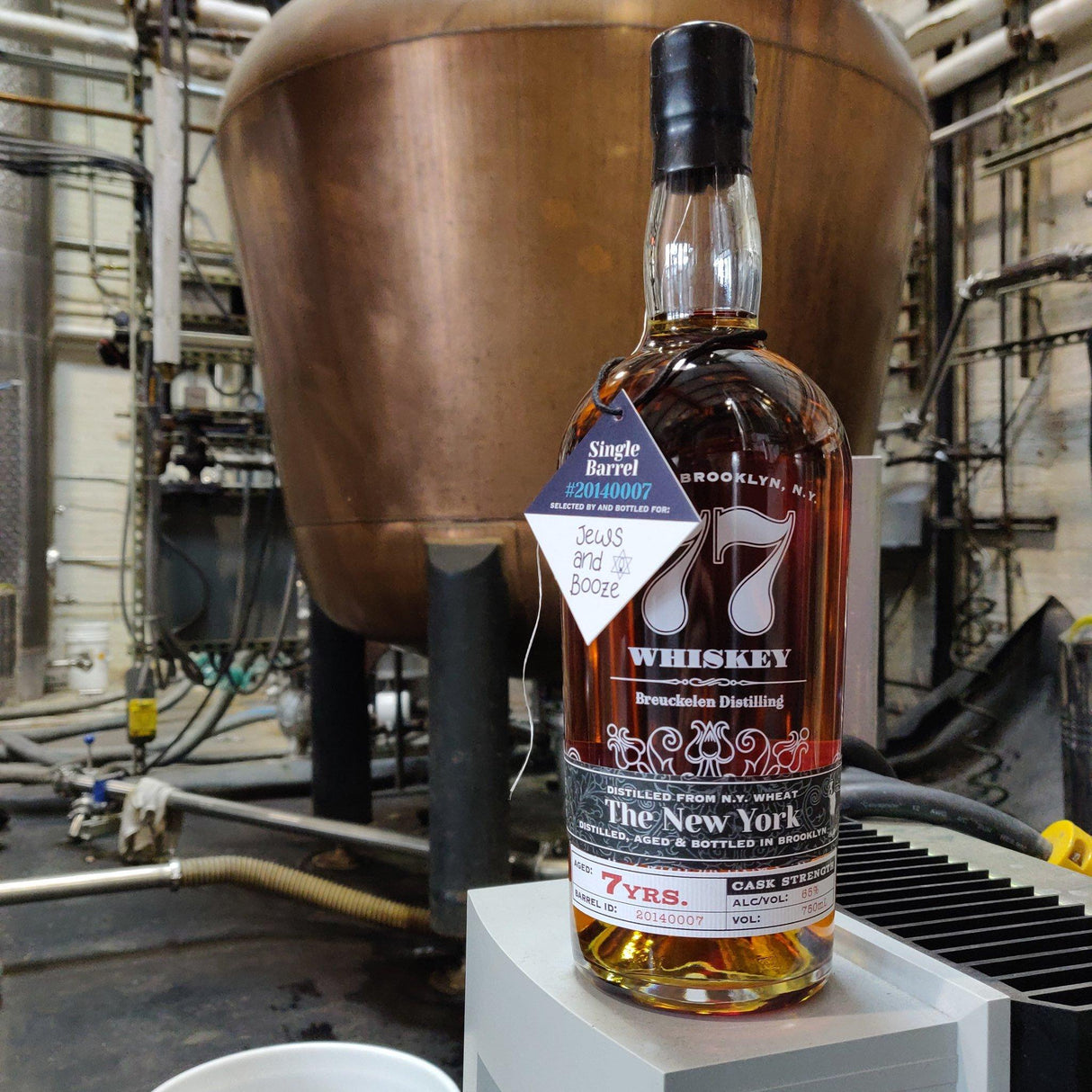 Breuckelen Distilling Jews and Booze "Dramba" 7 Year Old New York Wheat Whiskey | Free Shipping on orders $400+