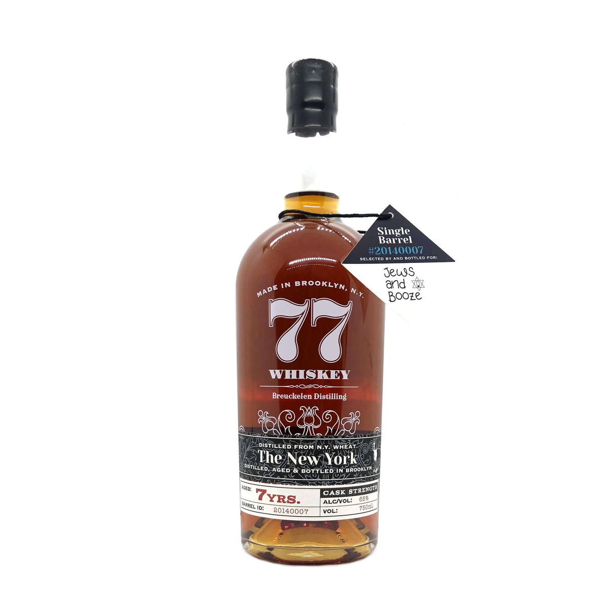 Breuckelen Distilling Jews and Booze "Dramba" 7 Year Old New York Wheat Whiskey | Free Shipping on orders $400+