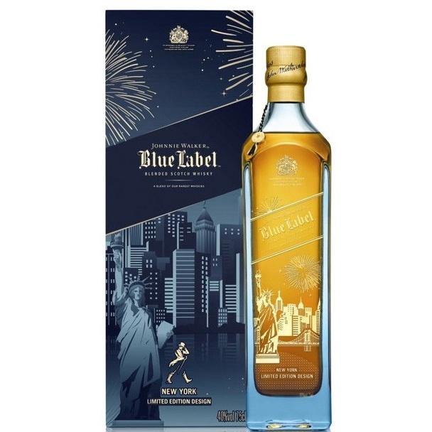Johnnie Walker Blue Label "New York Limited Edition Design" Blended Scotch Whisky | Free Shipping on orders $400+