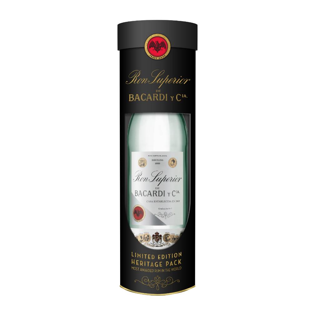 Bacardi Superior White Rum Limited Edition Heritage Bottle | Free Shipping on orders $400+