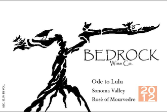 Bedrock Wine Company Ode to Lulu Sonoma Valley Mourvedre Rose | Free Shipping on orders $400+