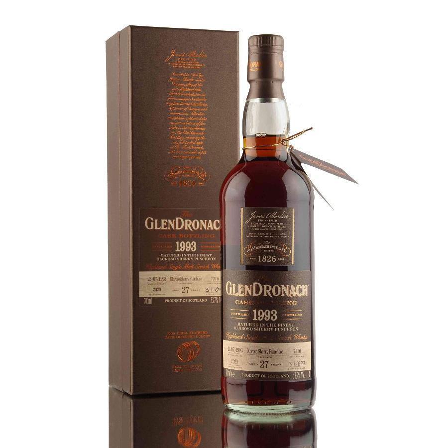 The GlenDronach 27 Years Cask Bottling Distilled 1993 Highland Single Malt Scotch Whisky | Free Shipping on orders $400+