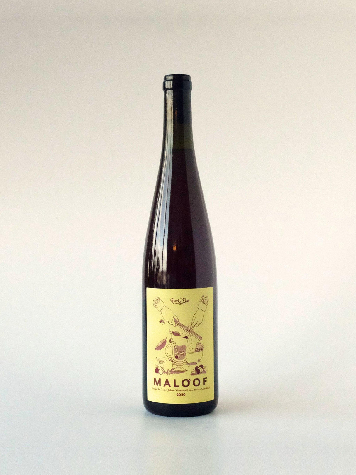 Ross & Bee Maloof Rouge de Gris Johan Vineyard Van Duzer Corridor | Free Shipping on orders $400+