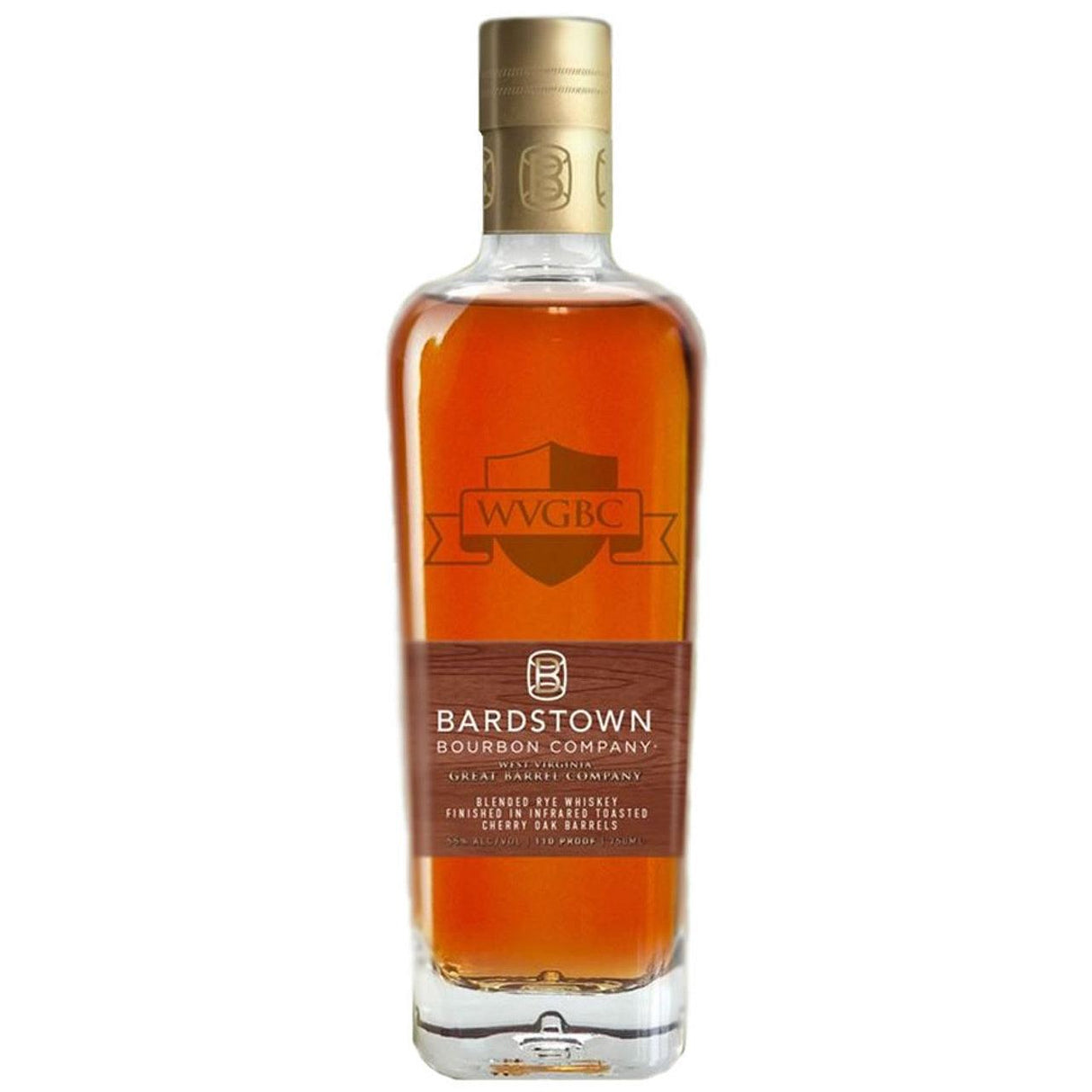 Bardstown Bourbon Company "West Virginia Great Barrel Company" Blended Rye Whiskey Finished in Infrared Toasted Cherry Oak Barrels | Free Shipping on orders $400+