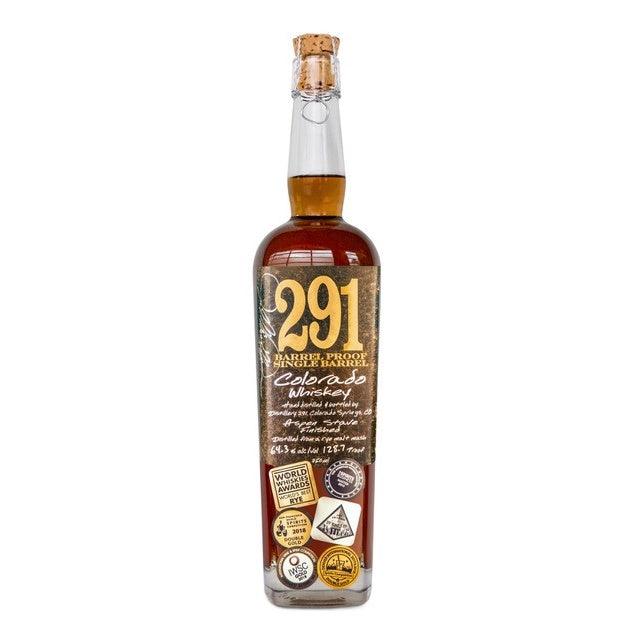 291 Colorado Barrel Proof Single Barrel Rye Whiskey | Free Shipping on orders $400+
