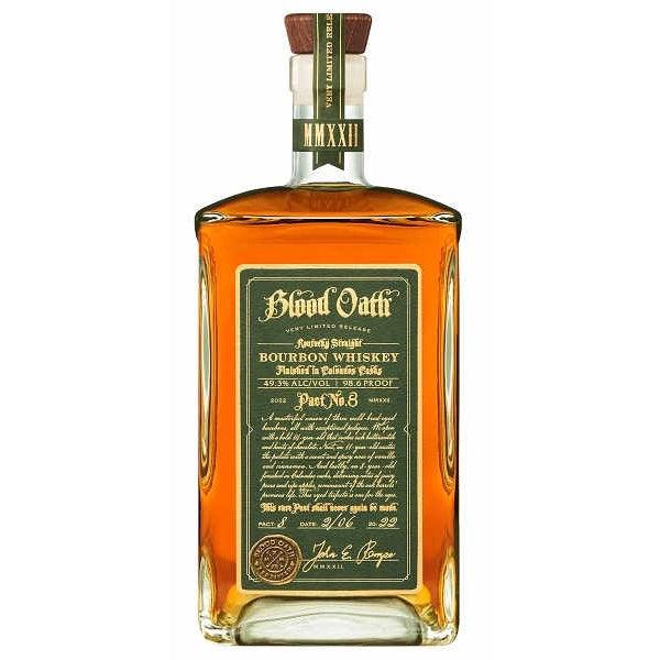 Blood Oath Kentucky Straight Bourbon Whiskey Pact No.8 | Free Shipping on orders $400+