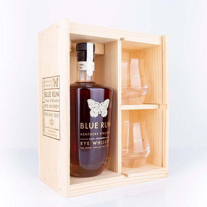 Blue Run Holiday Cask Strength Rye Gift Set | Free Shipping on orders $400+