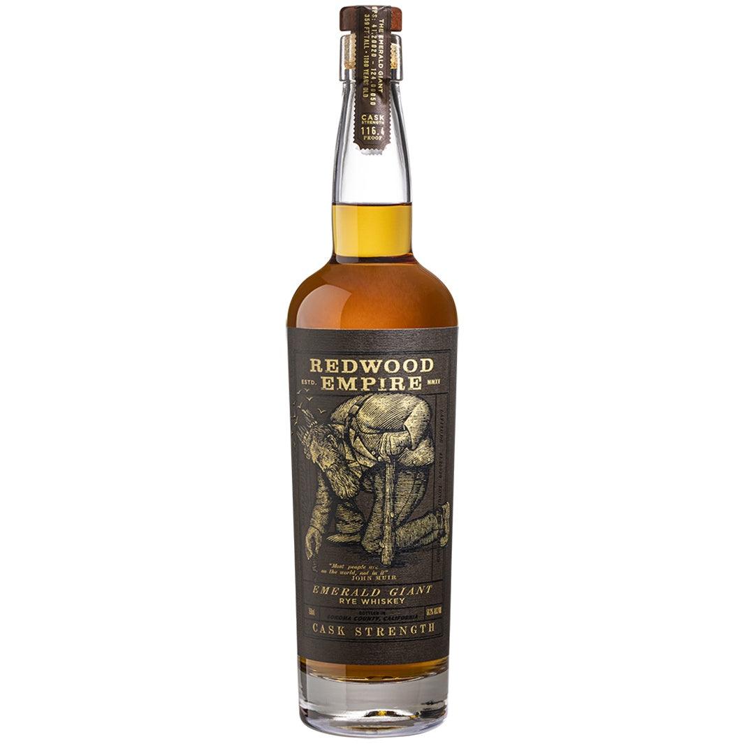Redwood Empire Emerald Giant Cask Strength Rye Whiskey | Free Shipping on orders $400+
