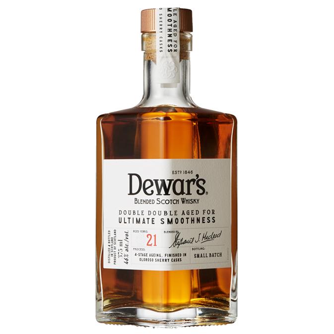 Dewars 21 Years Double Aged Blended Scotch Whisky | Free Shipping on orders $400+