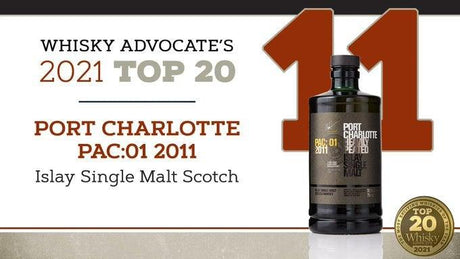 Port Charlotte PAC:01 Heavily Peated 8 Years Single Malt Scotch Whisky - De Wine Spot | DWS - Drams/Whiskey, Wines, Sake