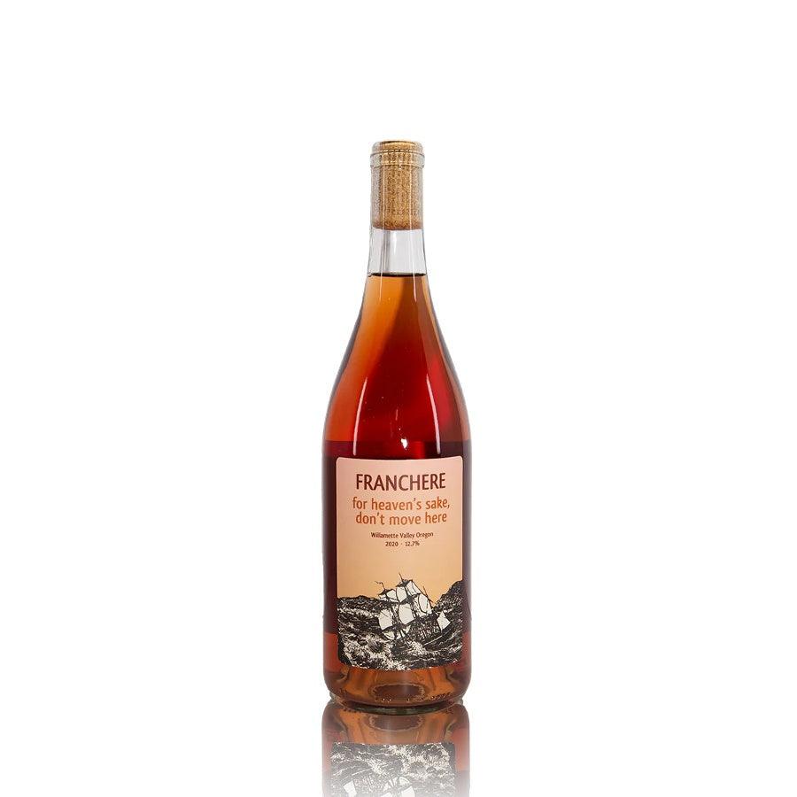 Franchere Wine Company "For Heaven's Sake Don't Move Here" Orange Wine | Free Shipping on orders $400+