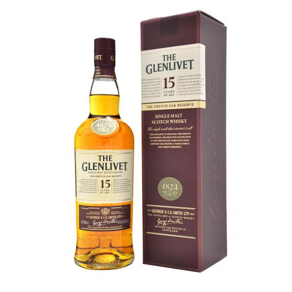 Glenlivet 15 Years Single Malt Scotch Whisky | Free Shipping on orders $400+