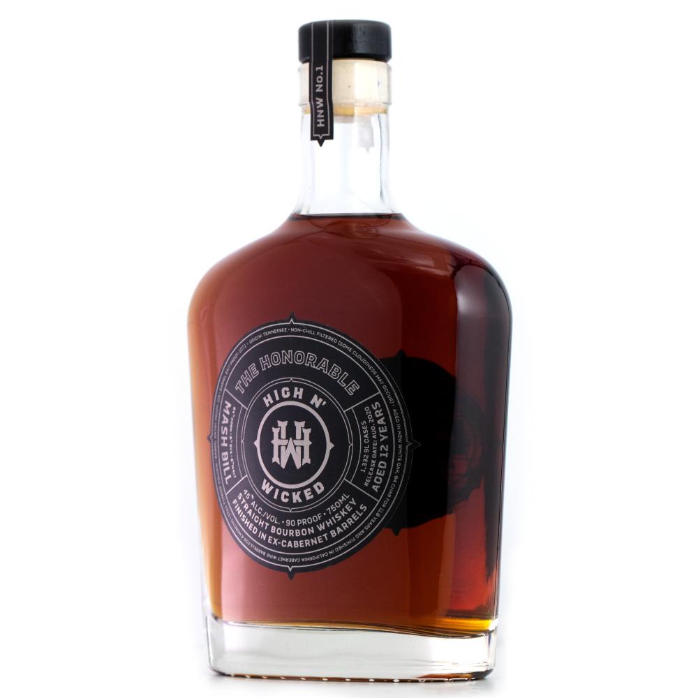 High N' Wicked 12 Years Old The Honorable Straight Bourbon Whiskey Finished In Ex-Cabernet Barrels | Free Shipping on orders $400+