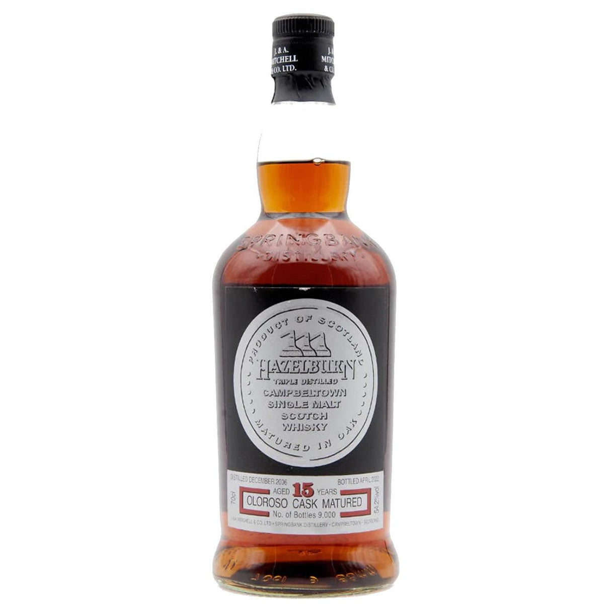 Hazelburn Oloroso Cask 15 Year Old Single Malt Scotch Whisky | Free Shipping on orders $400+