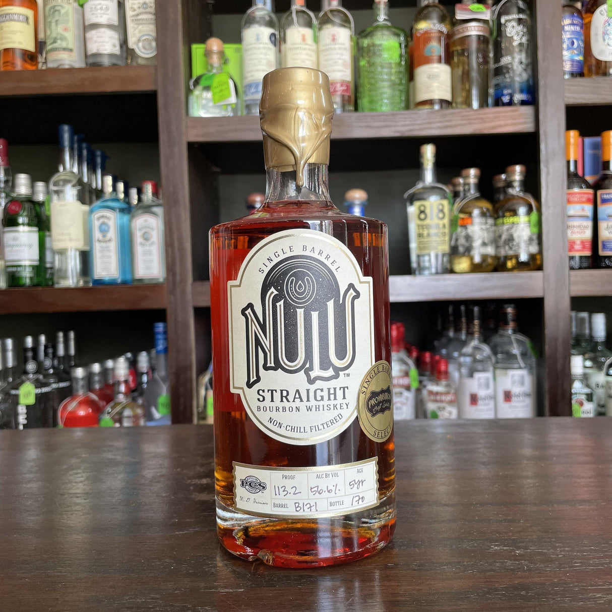 NULU 5 Years Single Barrel Straight Bourbon Whiskey | Free Shipping on orders $400+
