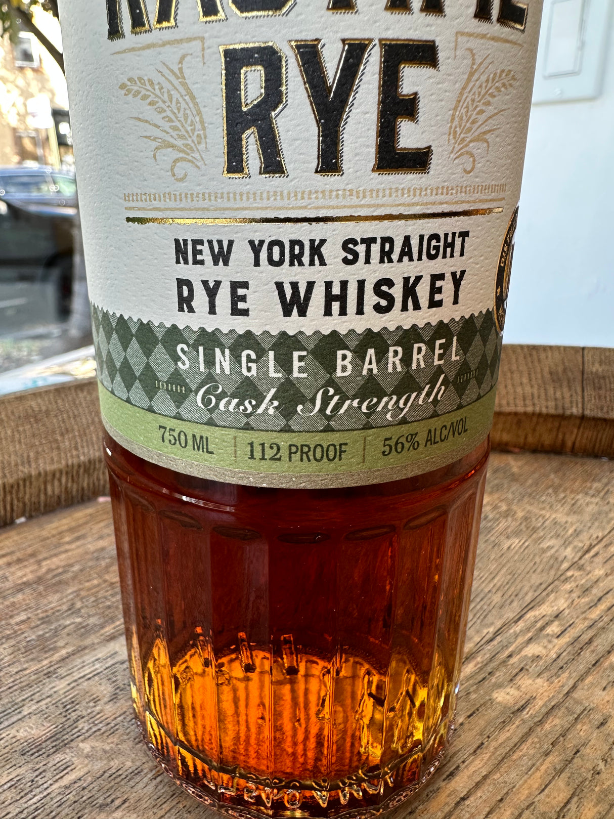 Ragtime Rye "TheHateDust" 8 Year Single Barrel Cask Strength New York Straight Rye Whiskey | Free Shipping on orders $400+