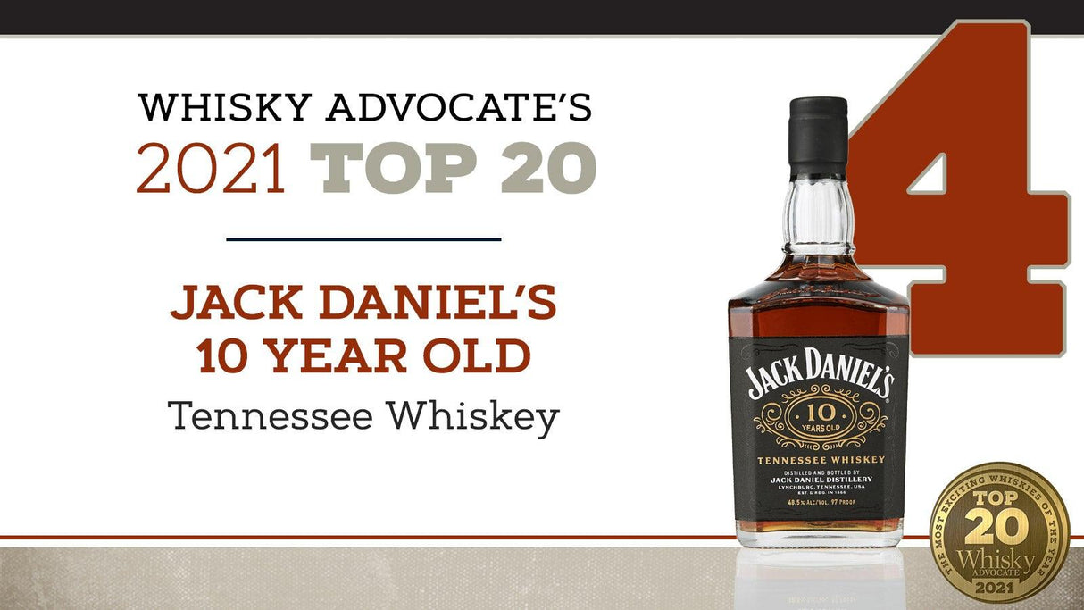 Jack Daniel's 10 Years Old Tennessee Whiskey | Free Shipping on orders $400+