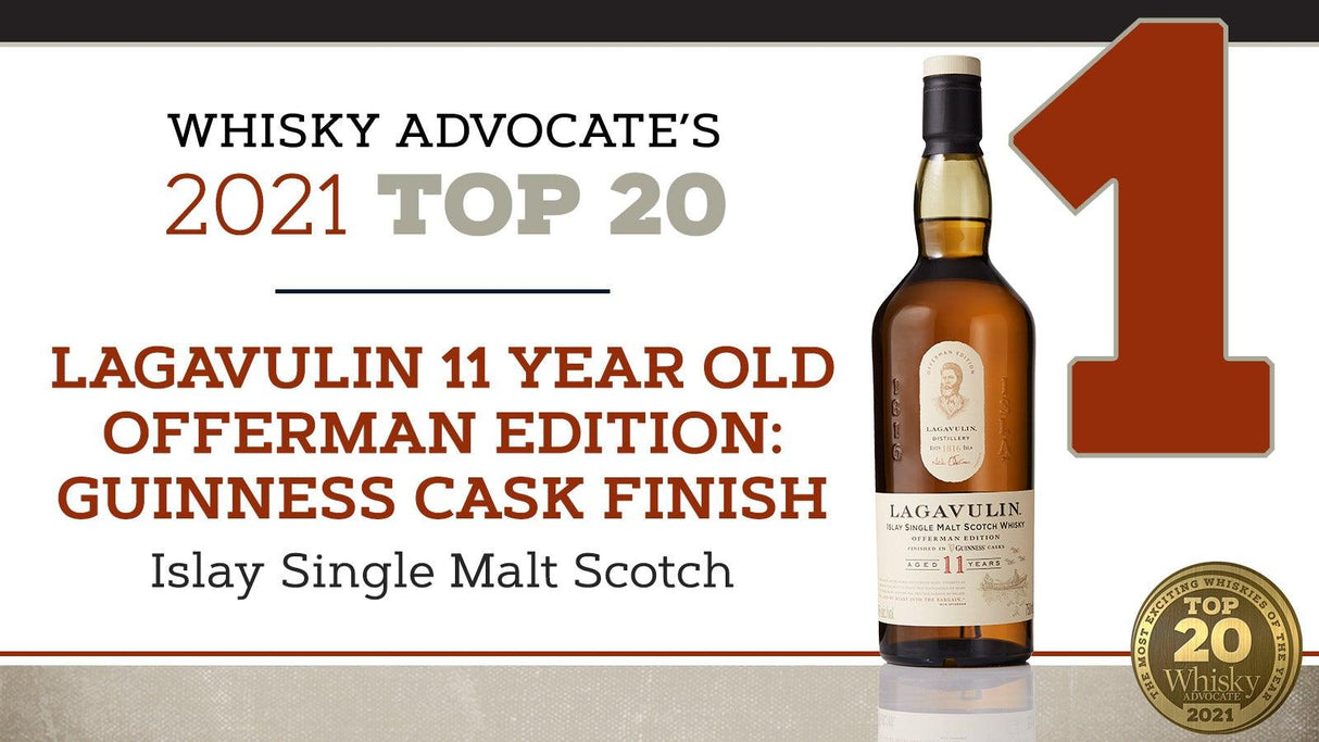 Lagavulin 11 Years Offerman Edition Finished In Guinness Casks Islay Single Malt Scotch Whisky | Free Shipping on orders $400+