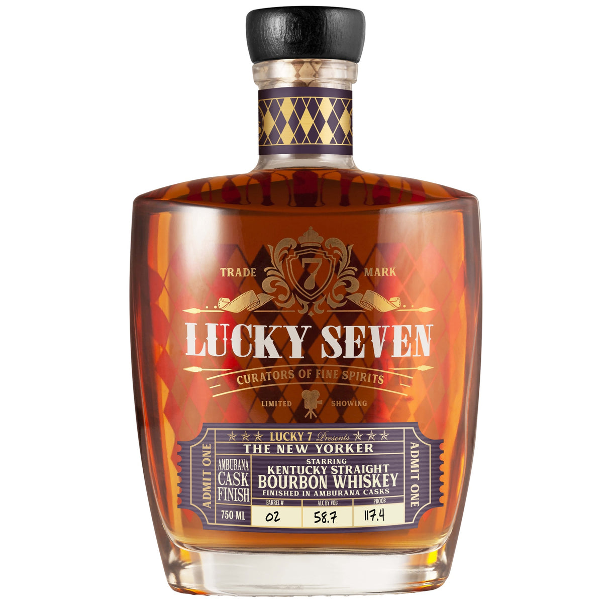 Lucky Seven Spirits The New Yorker Amburana Cask Finish Kentucky Straight Bourbon | Free Shipping on orders $400+
