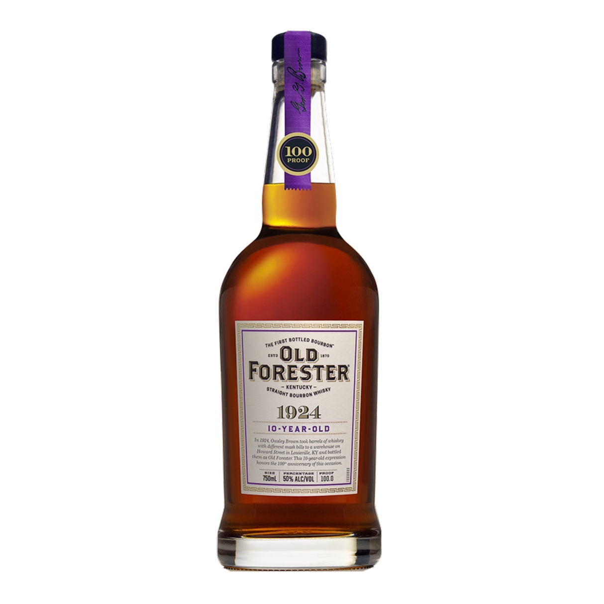 Old Forester 1924 10 Year Old Bourbon Whisky | Free Shipping on orders $400+