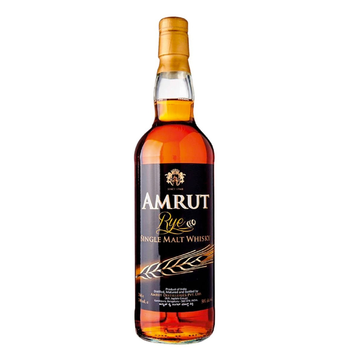 Amrut Rye Single Malt Whisky | Free Shipping on orders $400+