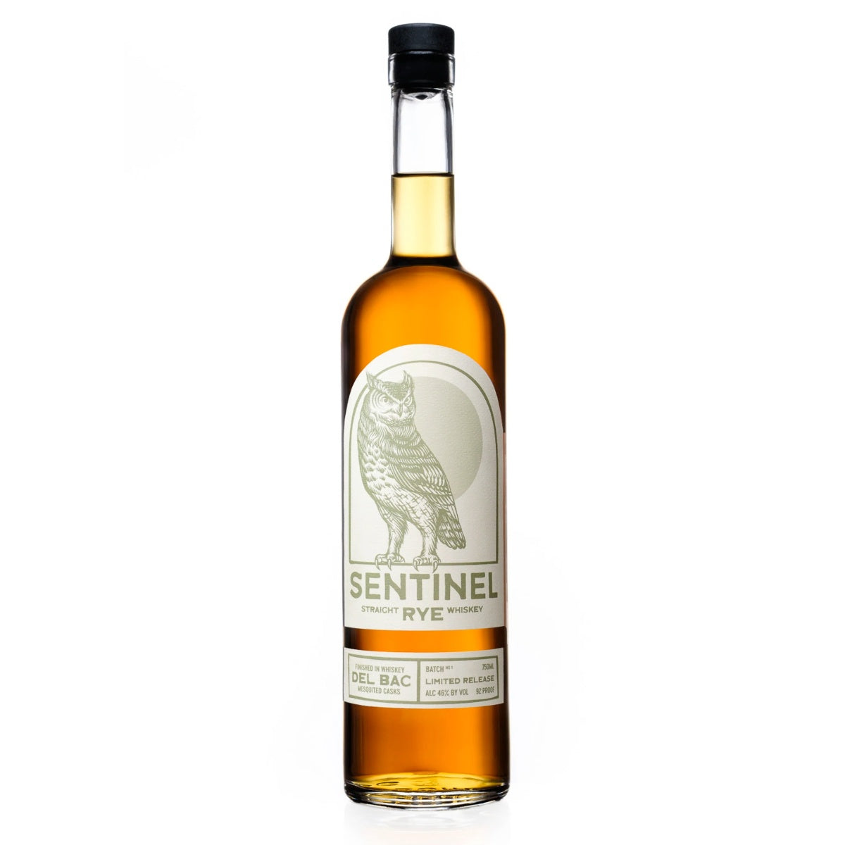 Del Bac Limited Release Mesquited Cask Sentinel Straight Rye Whiskey | Free Shipping on orders $400+