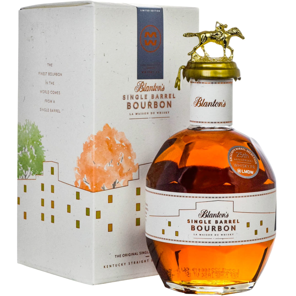 Blanton's La Maison Du Whisky 25th Anniversary 2022 Bottling Single Barrel Bourbon | Free Shipping on orders $400+