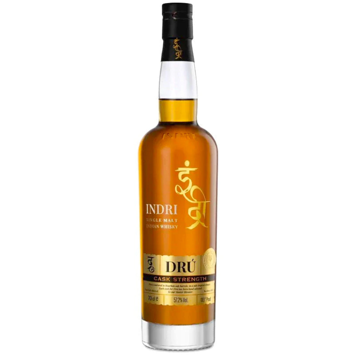 Indri Dru Cask Strength Single Malt Indian Whisky | Free Shipping on orders $400+