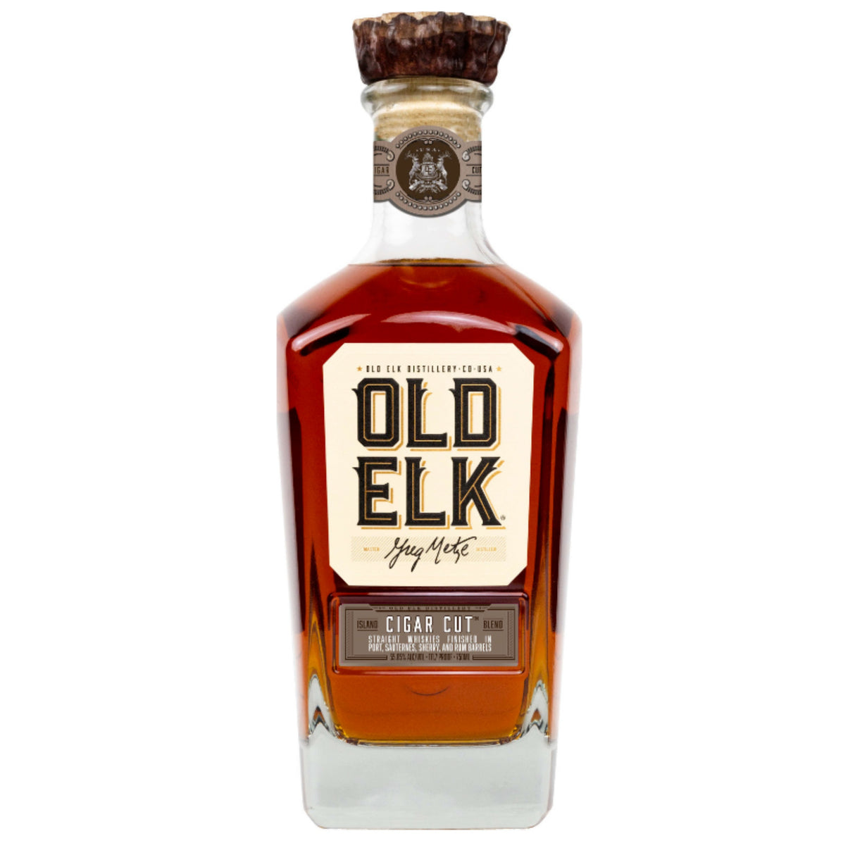 Old Elk Blended American Whiskey Cigar Cut Island Blend | Free Shipping on orders $400+
