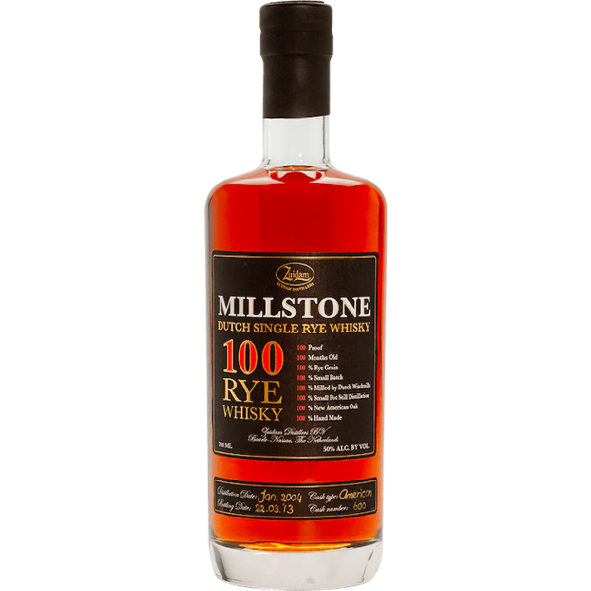 Millstone Dutch 100 Rye Whiskey | Free Shipping on orders $400+