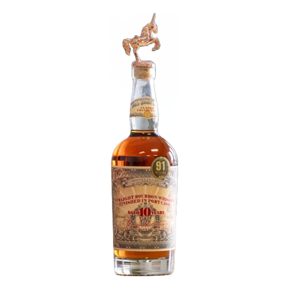 World Whiskey Society 10 Year Straight Bourbon Whiskey Finished in Port Cask Unicorn Edition | Free Shipping on orders $400+