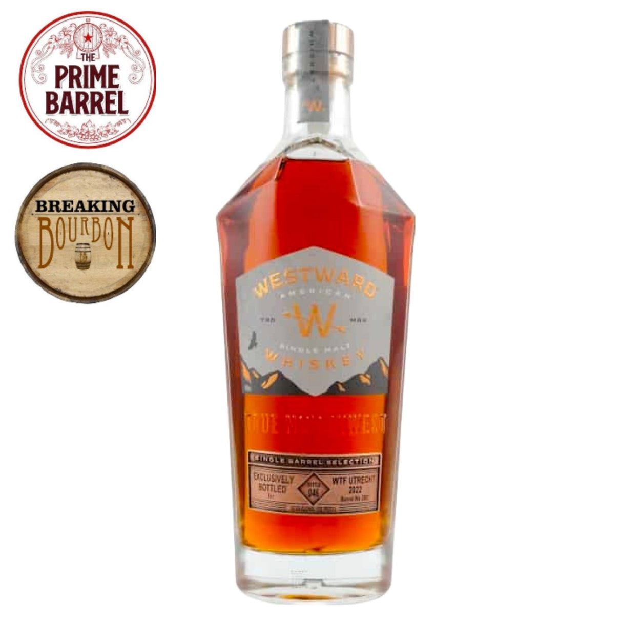 Westward Single Barrel Cask Strength American Single Malt Whiskey | Free Shipping on orders $400+