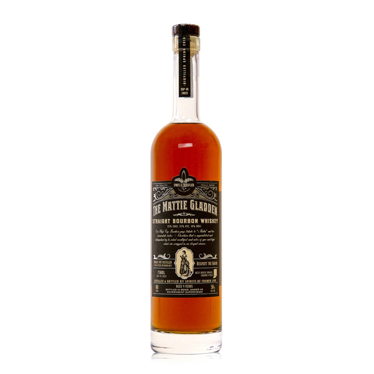 Spirits of French Lick The Mattie Gladden Bottled-In-Bond Bourbon