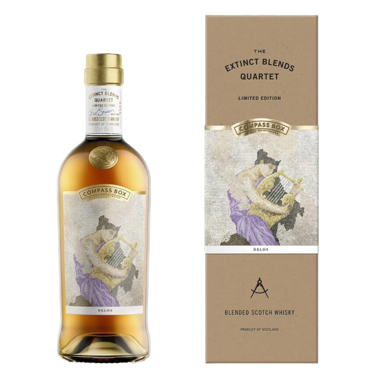 Compass Box Extinct Blends Quartet "Delos" Limited Edition Blended Scotch Whisky | Free Shipping on orders $400+