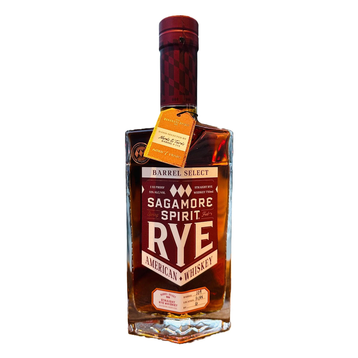Sagamore 7 Year Old "Nerds & Turds" Single Barrel Rye Whiskey | Free Shipping on orders $400+