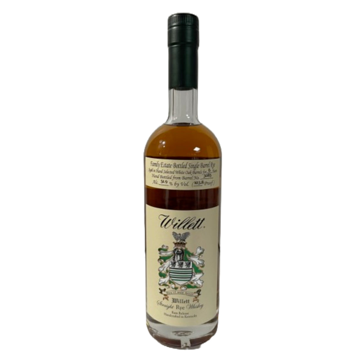 Willett 6 Year Old Single Barrel Kentucky Straight Rye Whiskey | Free Shipping on orders $400+
