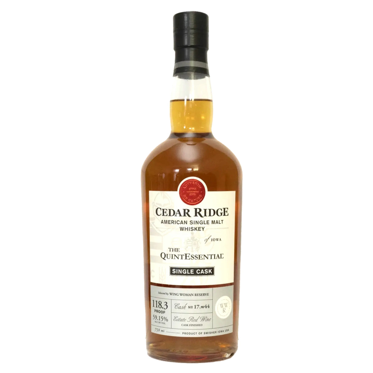 Cedar Ridge The QuintEssential Single Cask American Single Malt Whiskey | Free Shipping on orders $400+
