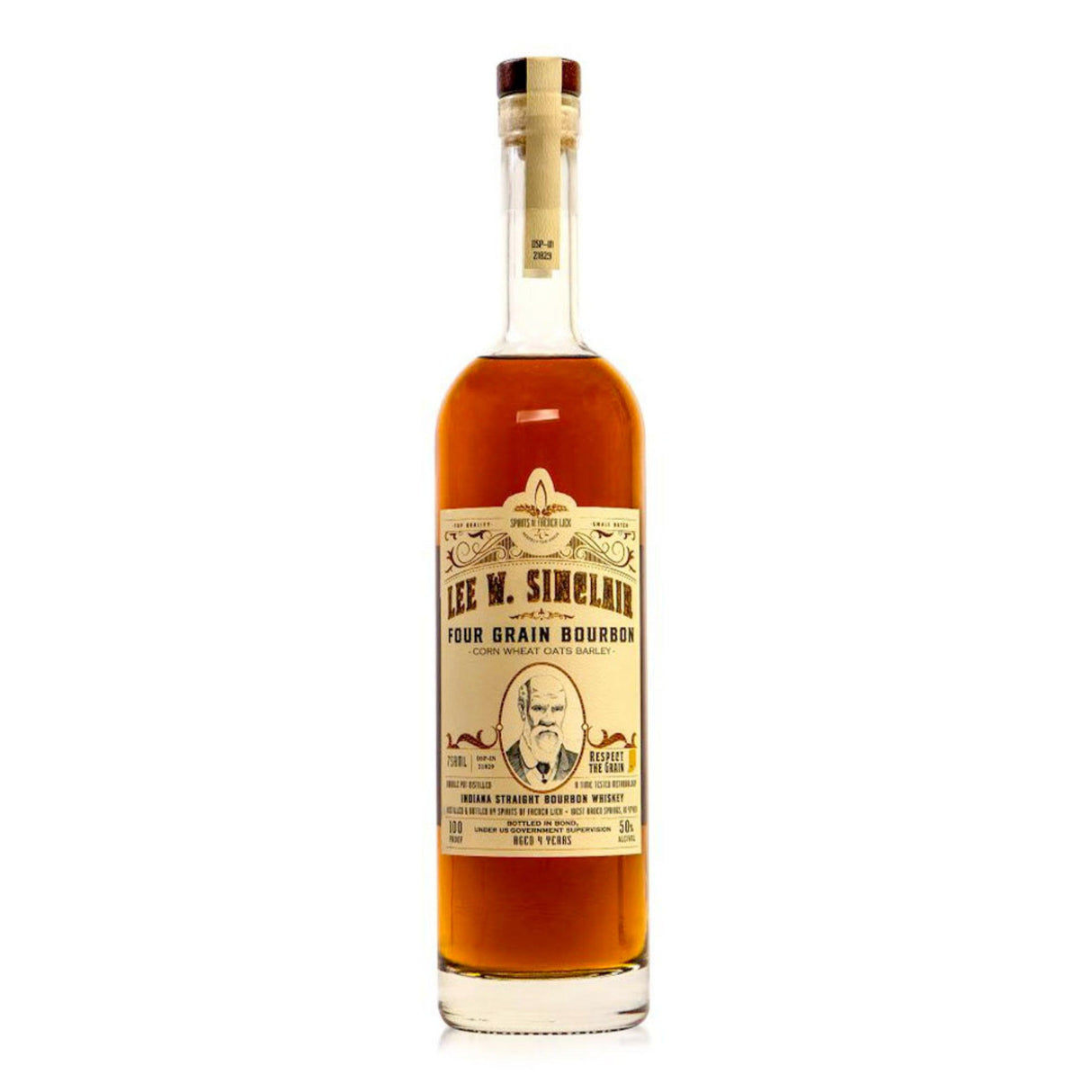Spirits of French Lick Lee W. Sinclair 4 Grain Indiana Straight Bourbon Whiskey | Free Shipping on orders $400+