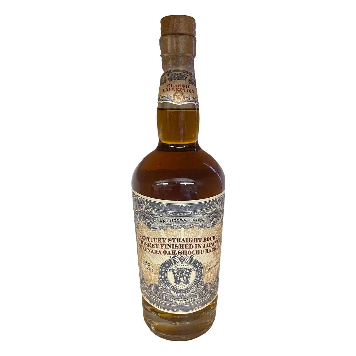 World Whiskey Society Kentucky Straight Bourbon Finished in Mizunara Oak Sochu Barrels | Free Shipping on orders $400+