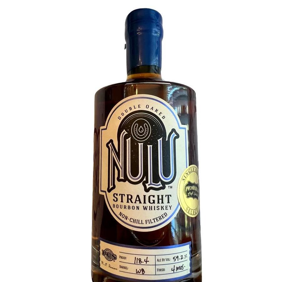 NULU Double Oaked Single Barrel Wheated Bourbon Whiskey | Free Shipping on orders $400+