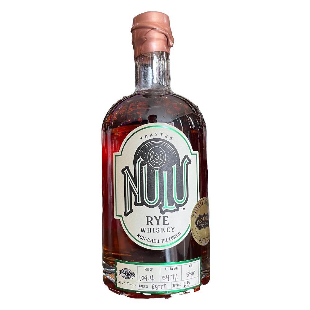 NULU 5 Year Old Toasted Single Barrel Straight Rye Whiskey | Free Shipping on orders $400+